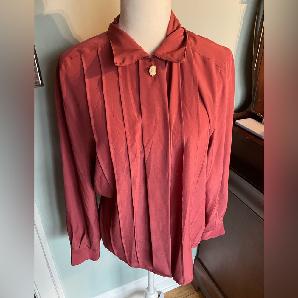 Vintage polyester blouse